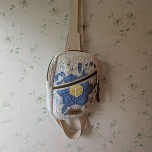 ADORABLE Patchwork Girl Vintage Quilt Sling Bag